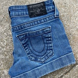 True Religion Jean Shorts